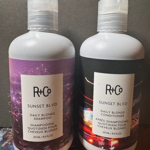 R+Co Sunset Blvd Daily Blonde Shampoo & Conditioner - New! Reg. Price $68